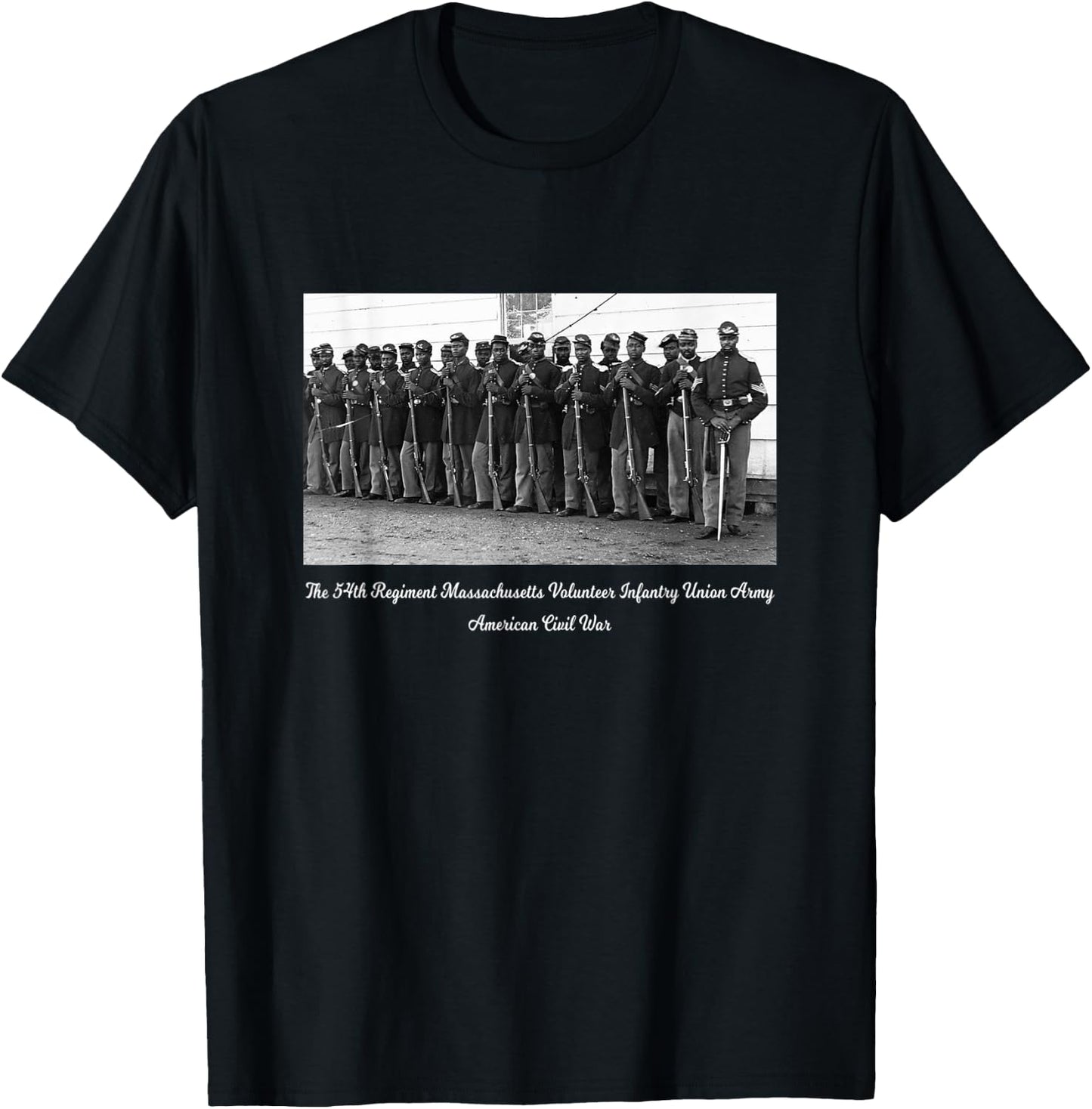 Civil US War Legacy Black History All Black Regiment T-Shirt - T-Shirt | Black
