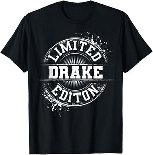 DRAKE Funny Surname Family Tree Birthday Reunion Gift T-Shirt - T-Shirt | Black