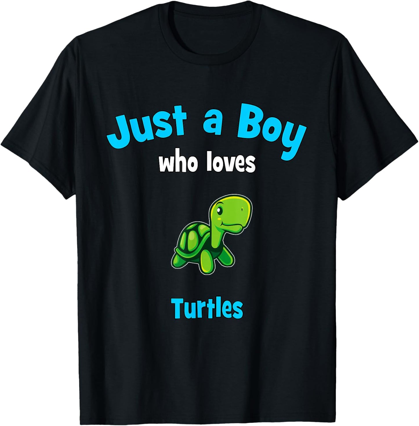 Boys Turtle Shirt | Kids Turtle T-Shirt - T-Shirt | Black