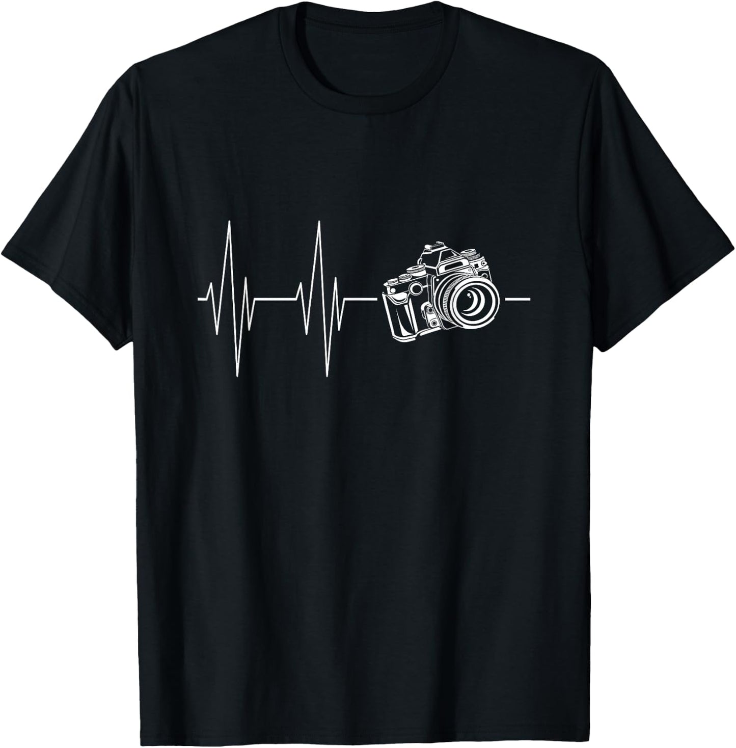 Camera Heartbeat Photography in the DNA T-Shirt - T-Shirt | Black
