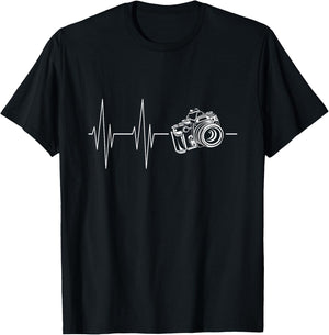 Camera Heartbeat Photography in the DNA T-Shirt - T-Shirt | Black