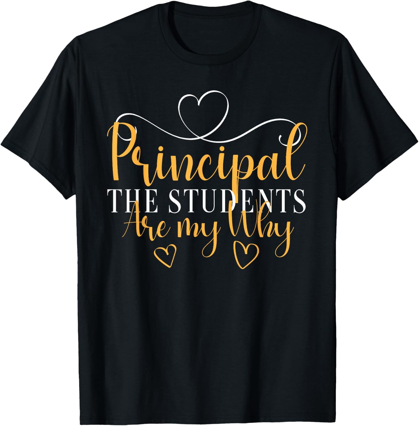 The Students Are My Why Principal T-Shirt - T-Shirt | Black