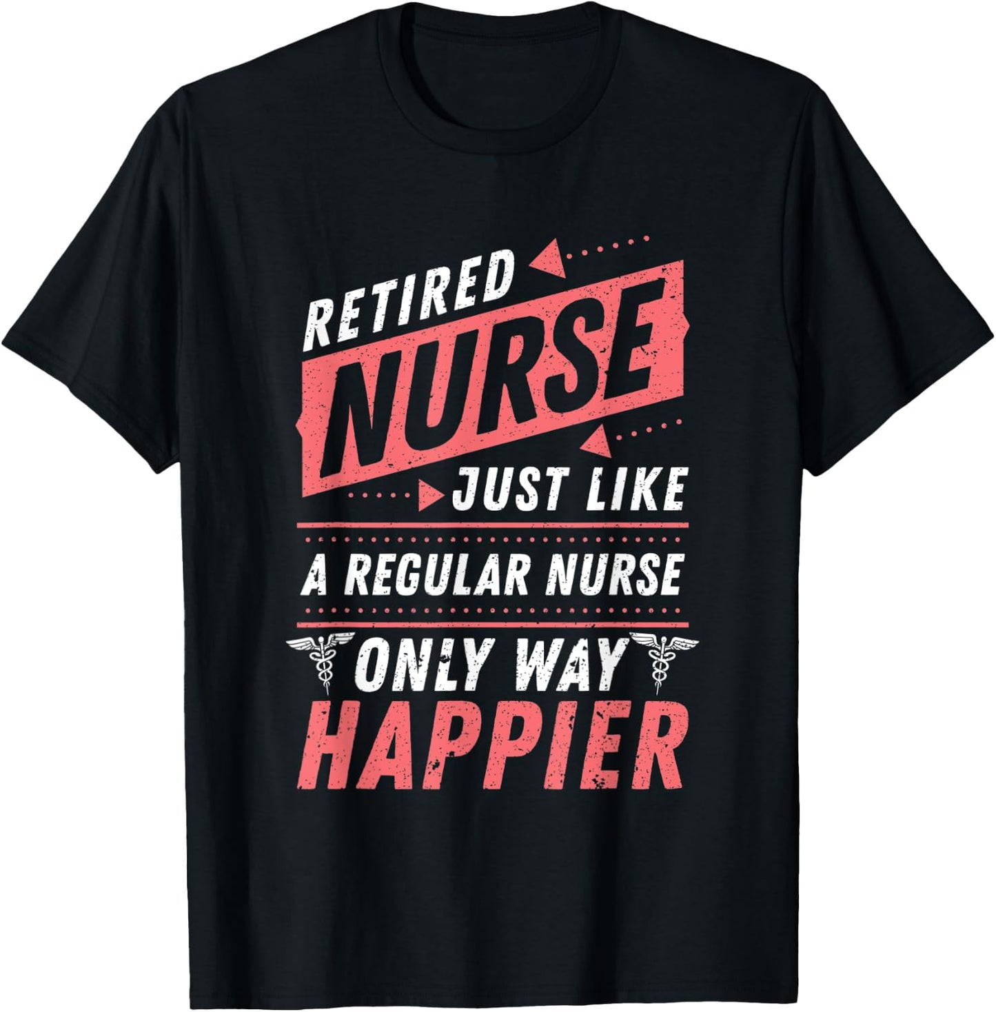 Retired Nurse Nursery Retirement Gift Nurse T-Shirt - T-Shirt | Black