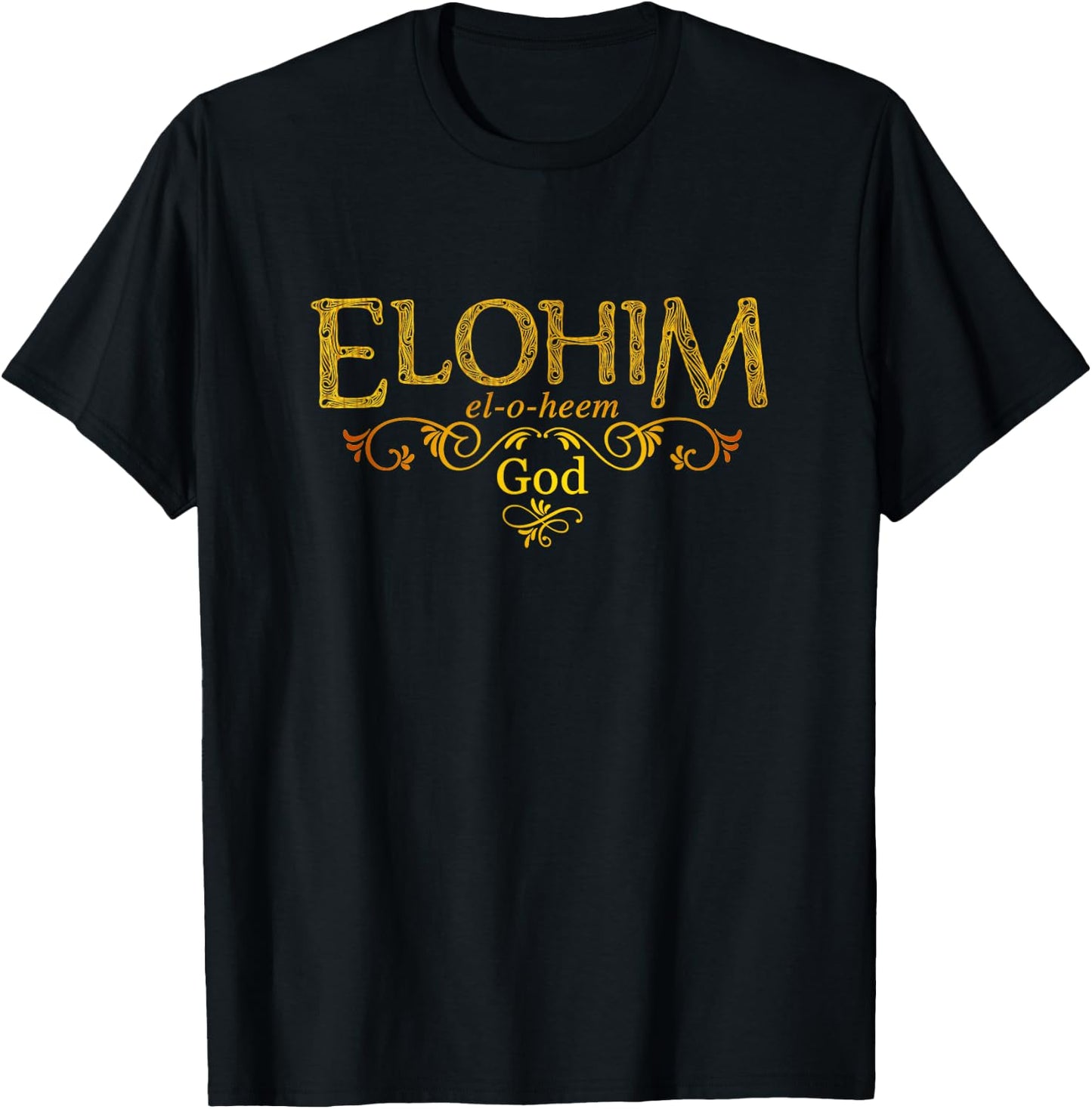 Elohim God T-Shirt - T-Shirt | Black