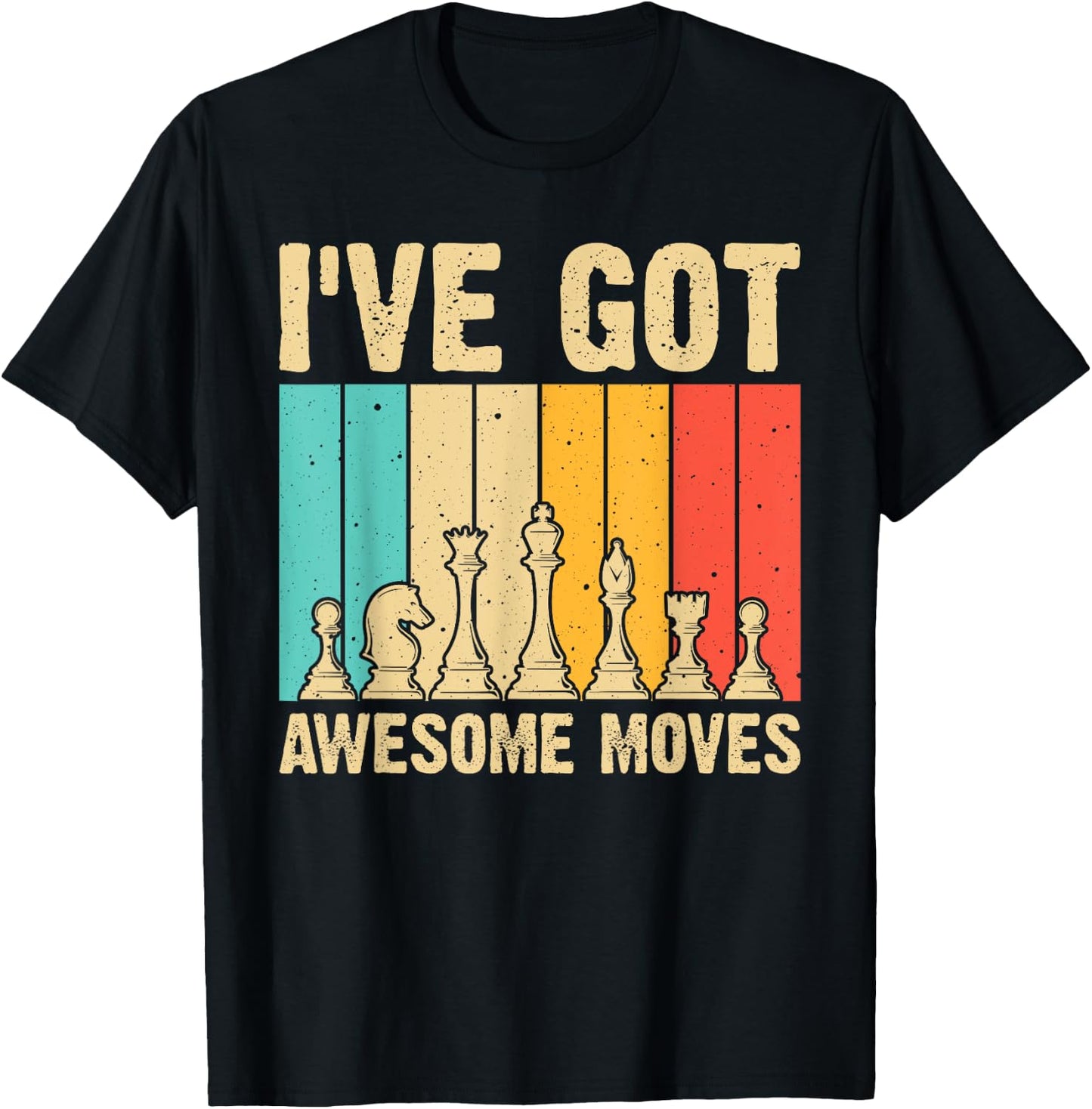 Funny Chess Gift Chess Player Men Women Kids Chess Lover T-Shirt - T-Shirt | Black