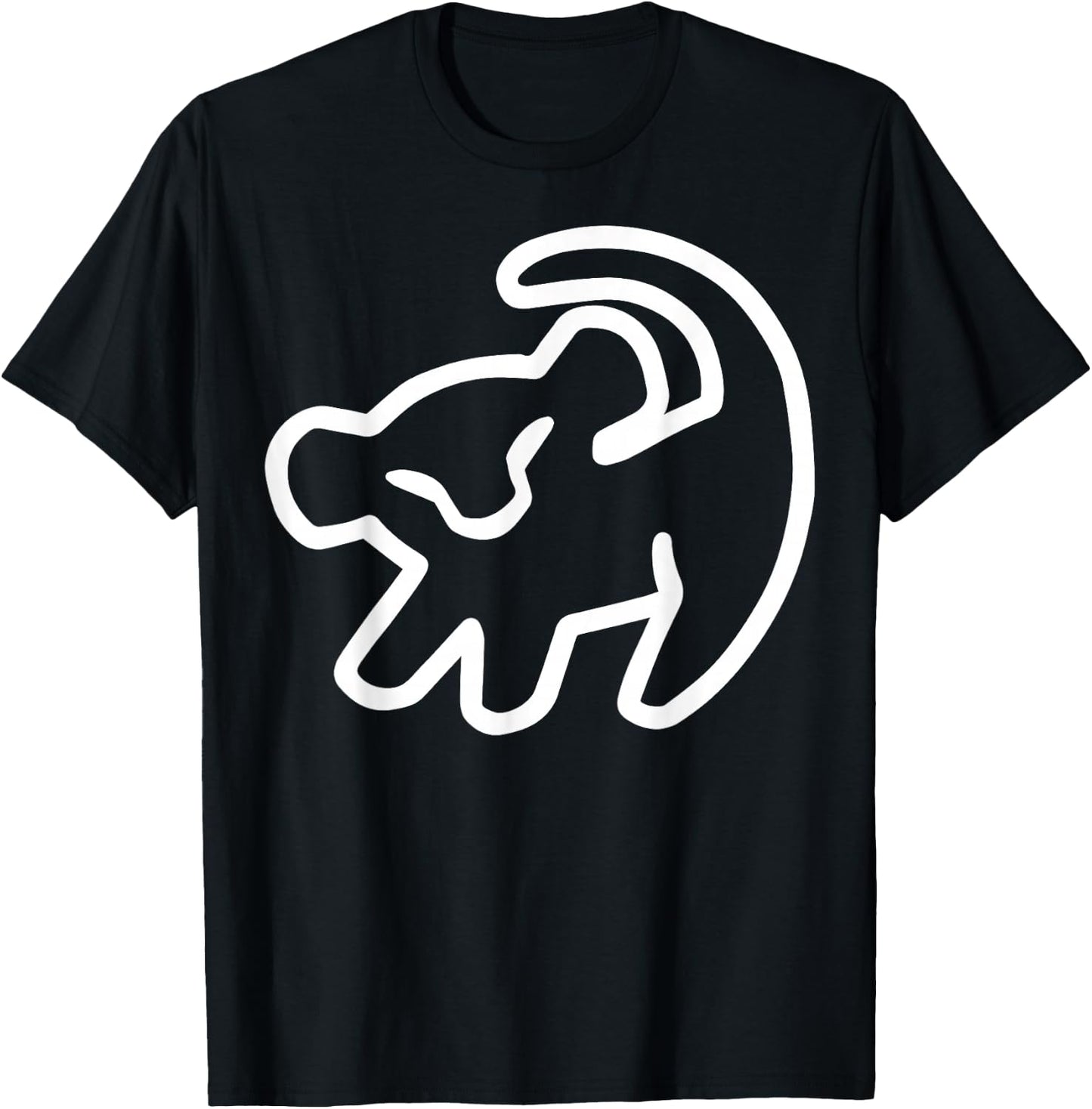 Disney Lion King Simba Cave Painting T-Shirt - T-Shirt | Black