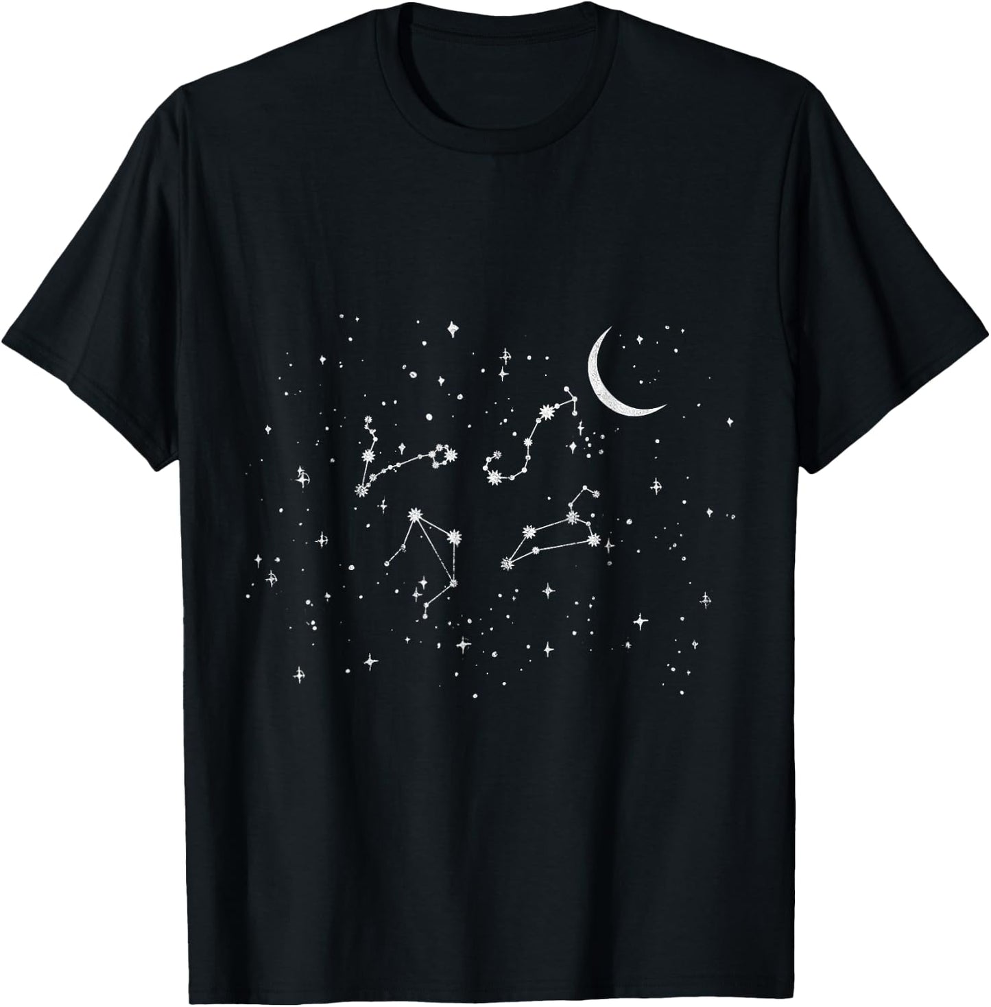 Stargazing Constellation Astronomy Lover Gift T-Shirt - T-Shirt | Black