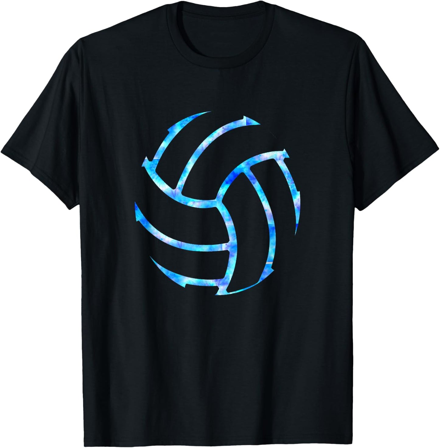 Volleyball Stuff Attire tie dye Gift a Teen Girl Player T-Shirt - T-Shirt | Black