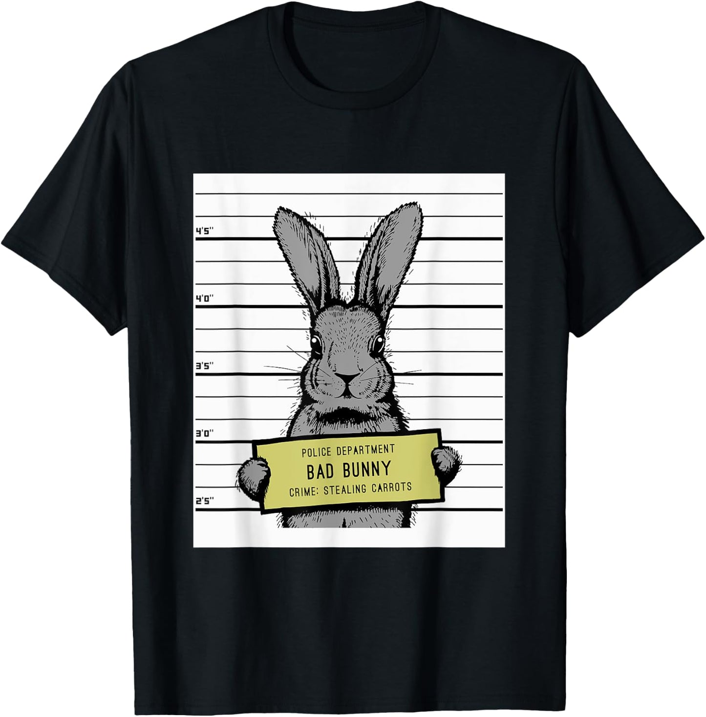 Cute Bunny Rabbit Easter Carrot Vintage For Boys and Girls T-Shirt - T-Shirt | Black