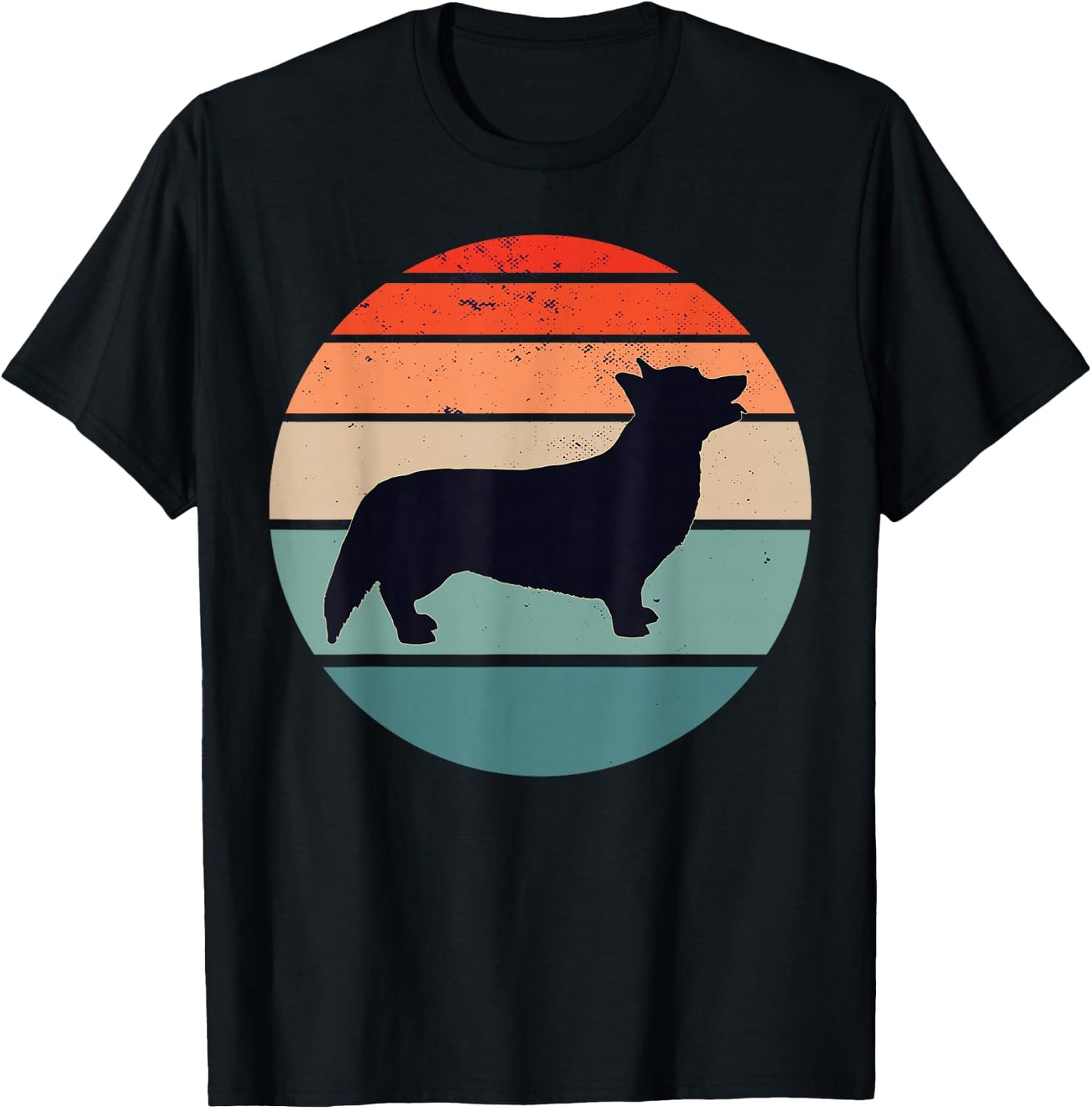 Welsh Corgi Pembroke Welsh Corgi Cardigan T-Shirt - T-Shirt | Black