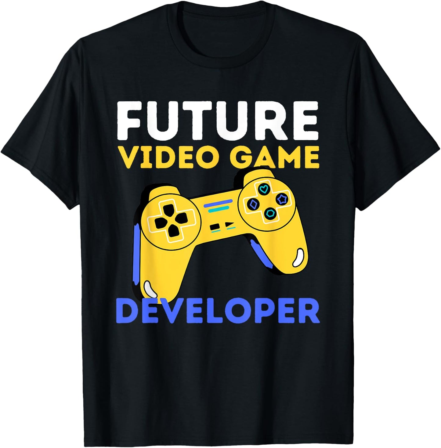 Future Video Game Developer - Game Designer & Programmer T-Shirt - T-Shirt | Black