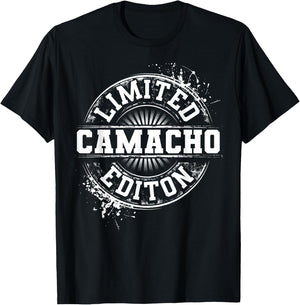 CAMACHO Funny Surname Family Tree Birthday Reunion Gift T-Shirt - T-Shirt | Black