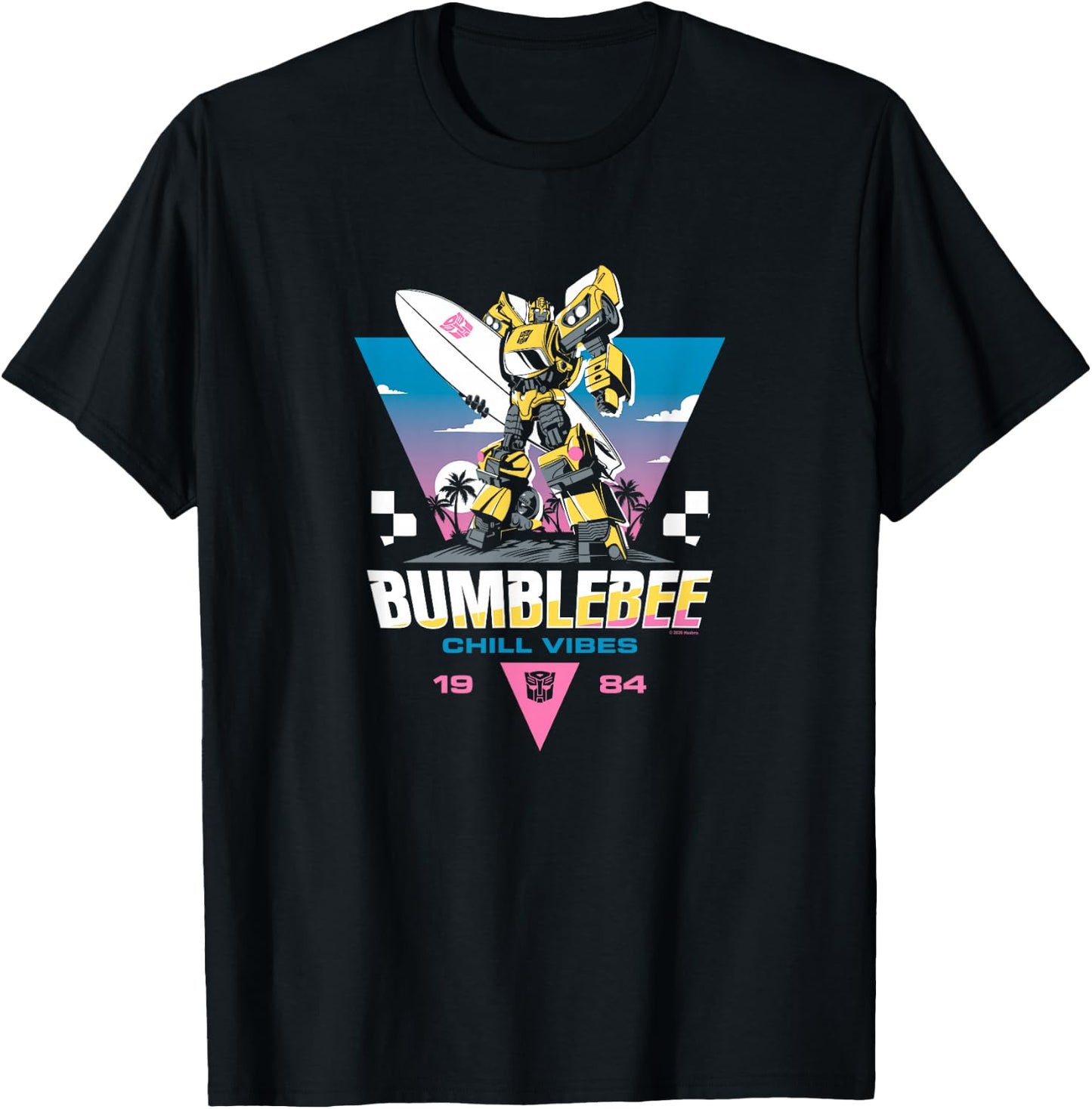 Transformers Bumblebee Chill Vibes Portrait T-Shirt - T-Shirt | Black