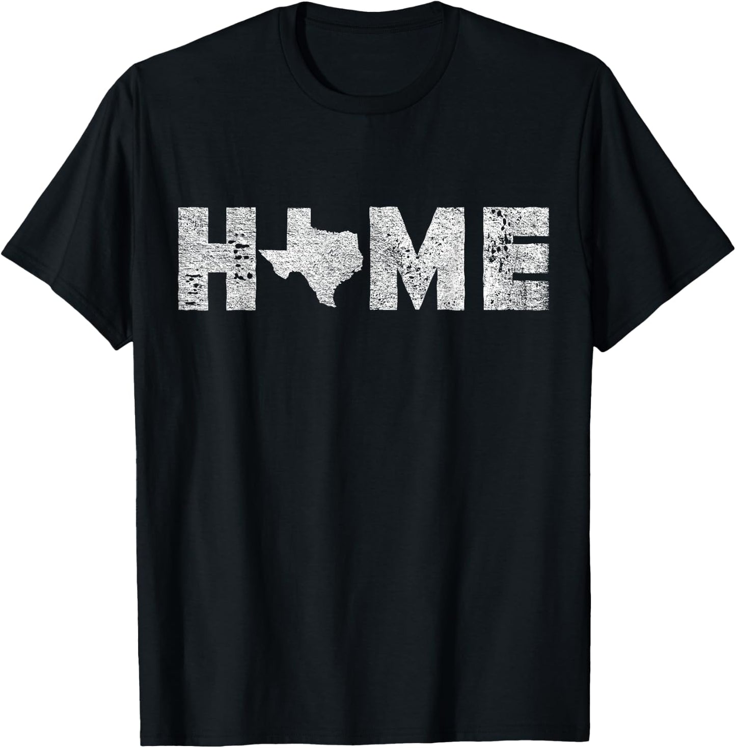 Vintage Texas is My Home | Native Texan Roots -Texas Fan T-Shirt - T-Shirt | Black