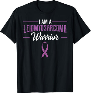 Leiomyosarcoma LMS Warrior Rare Cancer Soft-Tissue Sarcoma T-Shirt - T-Shirt | Black