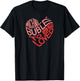 Michael Bublé Letter Heart T-Shirt - T-Shirt | Black