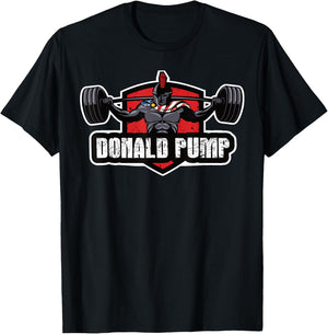 Donald Pump - Trump Weightlifting America 2020 T-Shirt - T-Shirt | Black