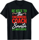 Swimming Coach Gifts Christmas Funny Xmas Swimming Santa T-Shirt - T-Shirt | Black