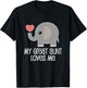 My Great Aunt Loves Me Elephant T-Shirt - T-Shirt | Black