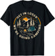 Get In Loser We're Going Camping Funny Gift T-Shirt - T-Shirt | Black