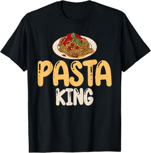 Pasta King Pasta Lover T-Shirt - T-Shirt | Black