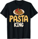 Pasta King Pasta Lover T-Shirt - T-Shirt | Black