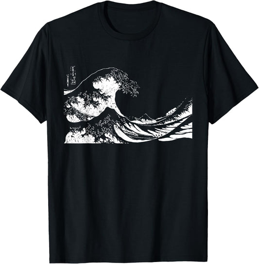 Japan Great Wave of Kanagawa T-Shirt - T-Shirt | Black