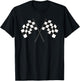 Checkered Flag Racing T-Shirt - T-Shirt | Black
