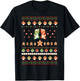 Super Mario 8-Bit Christmas Sweater Style T-Shirt - T-Shirt | Black