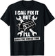 Mechanic Funny Car Repair Design On Back T-Shirt - T-Shirt | Black
