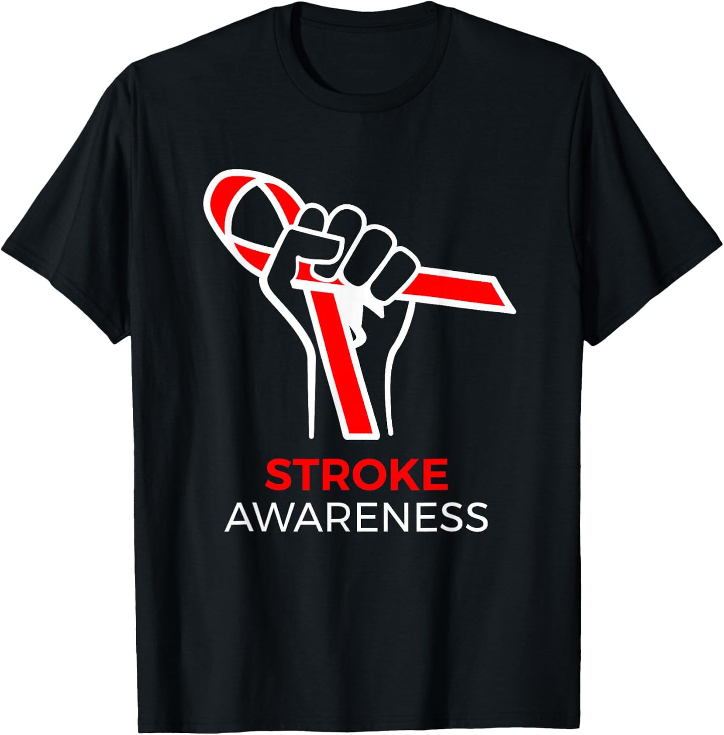 Sroke Survivor Shirt National Stroke Awareness T-Shirt - T-Shirt | Black