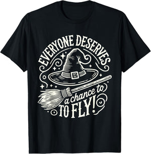 Everyone Deserves A Chance To Fly T-Shirt - T-Shirt | Black
