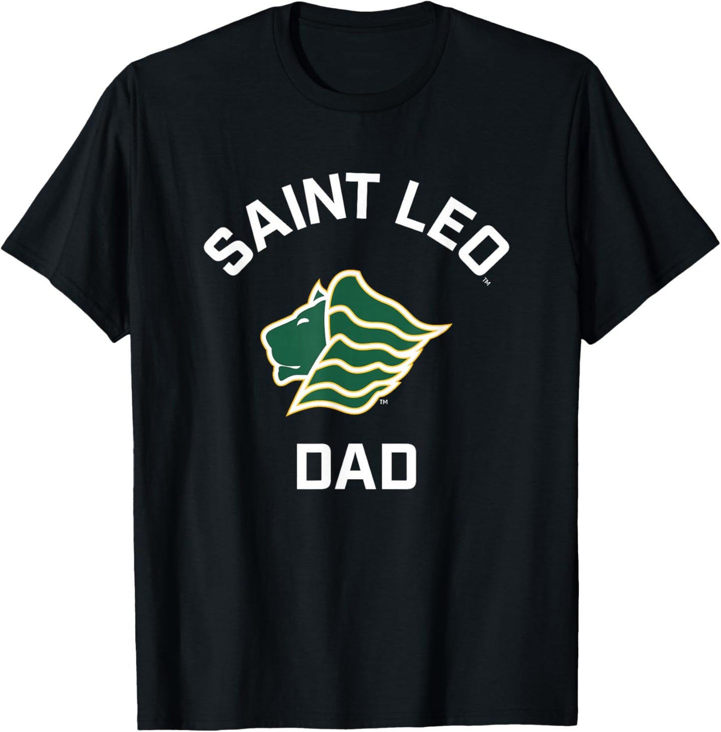Saint Leo University Lions Arched Dad T-Shirt - T-Shirt | Black