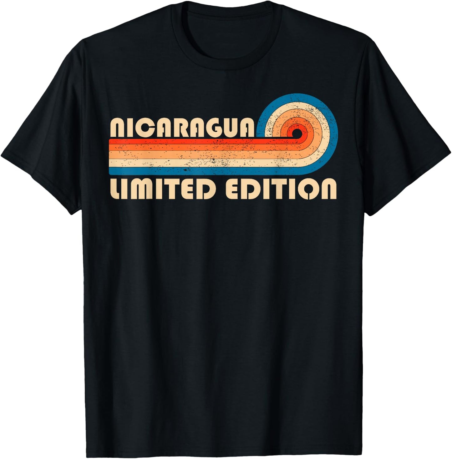 NICARAGUA Country Travel Vacation Souvenir T-Shirt - T-Shirt | Black