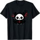 Skelanimals Vintage Pop Art Diego Bat Lightning Heart Icons T-Shirt - T-Shirt | Black