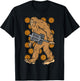 Bigfoot Sasquatch Disc Golf Funny Frisbee Golfing Golfer Men T-Shirt - T-Shirt | Black