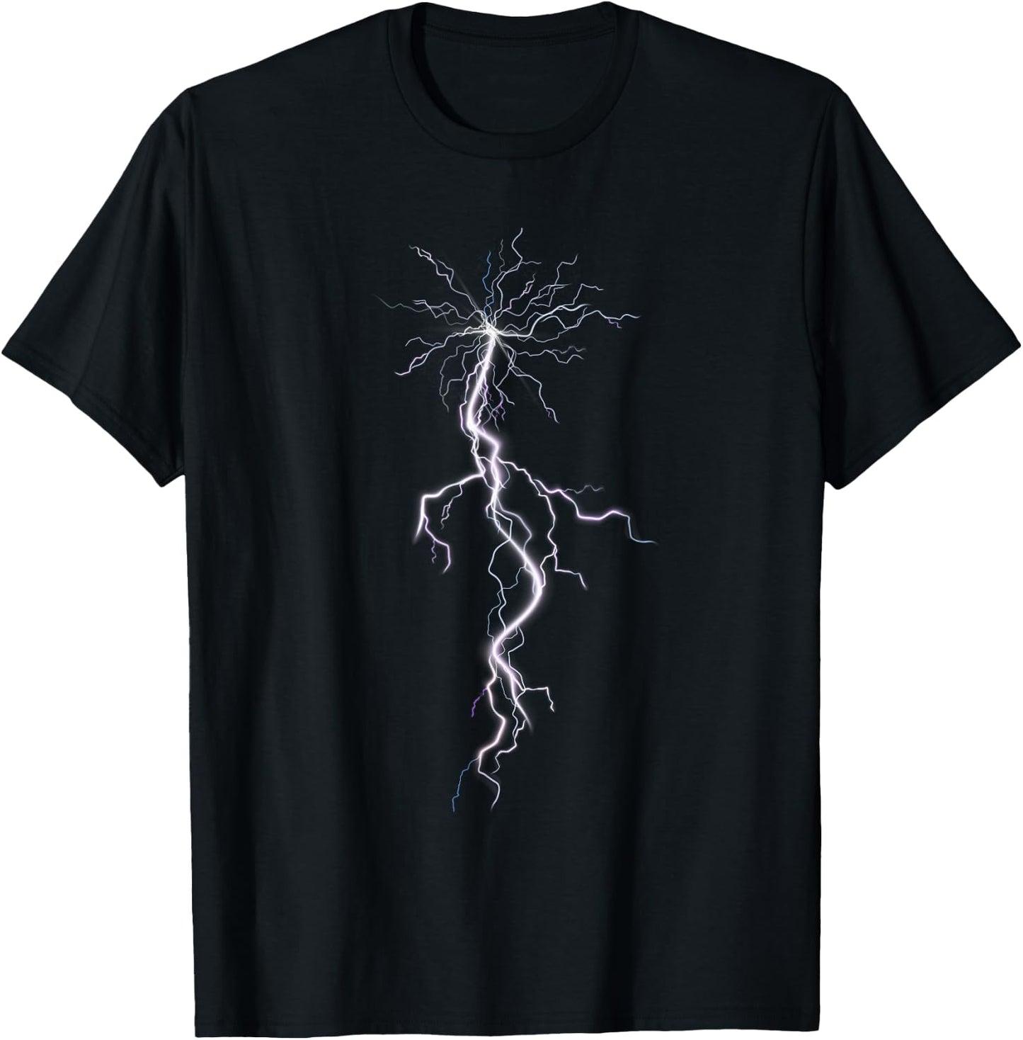 Lightning Storms I Lightning Bolt T-Shirt - T-Shirt | Black