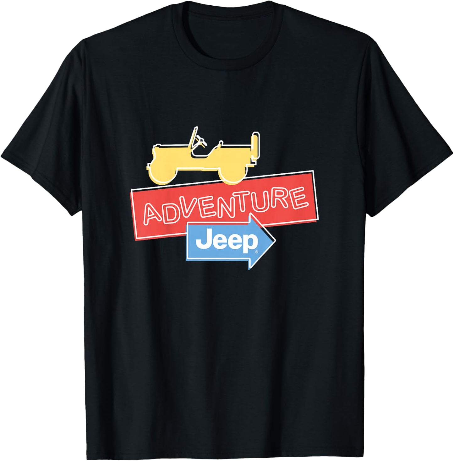 Kids J is for Jeep - Officially Licensed T-Shirt - T-Shirt | Black