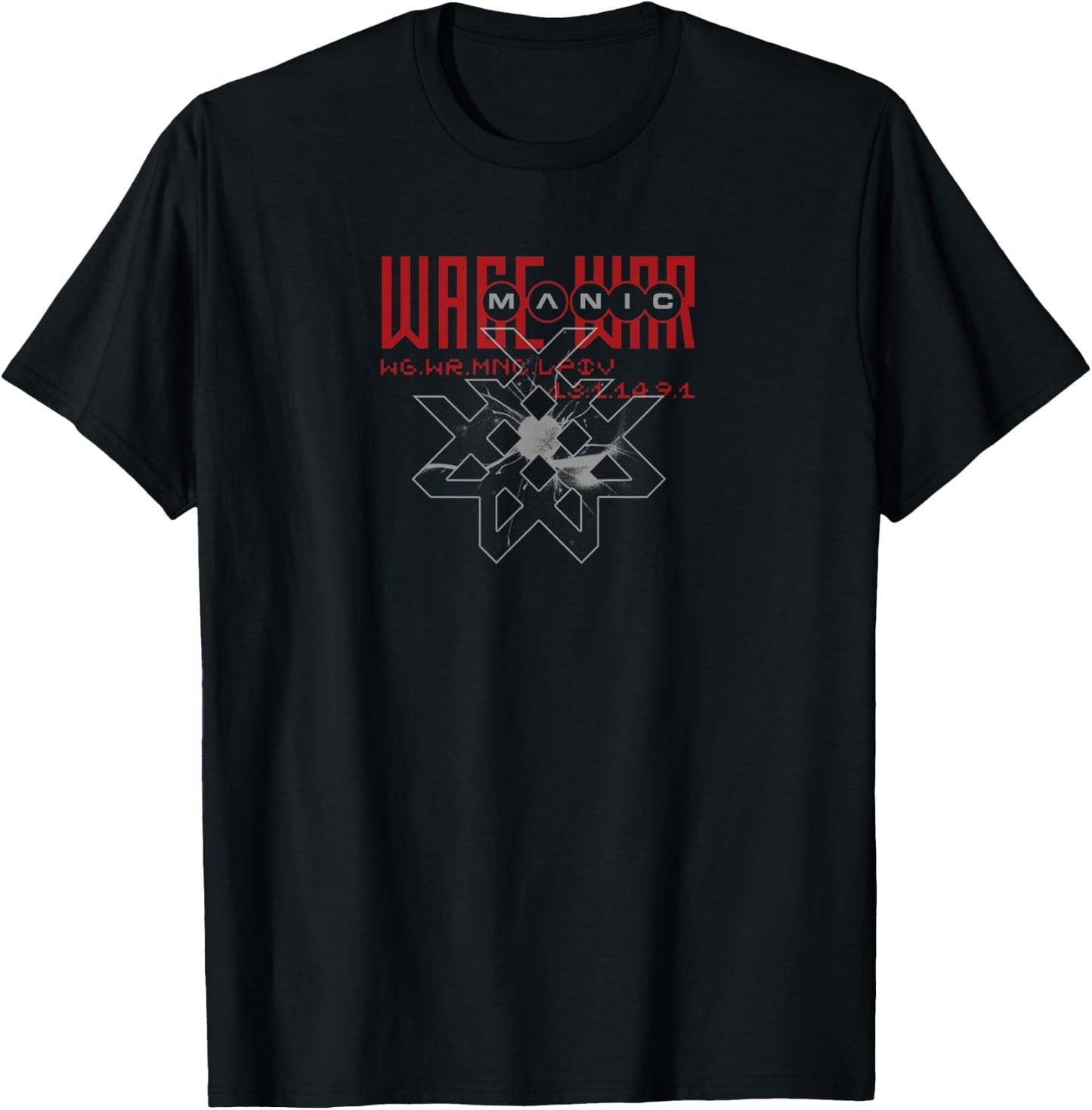 Wage War - Binary Manic T-Shirt - T-Shirt | Black