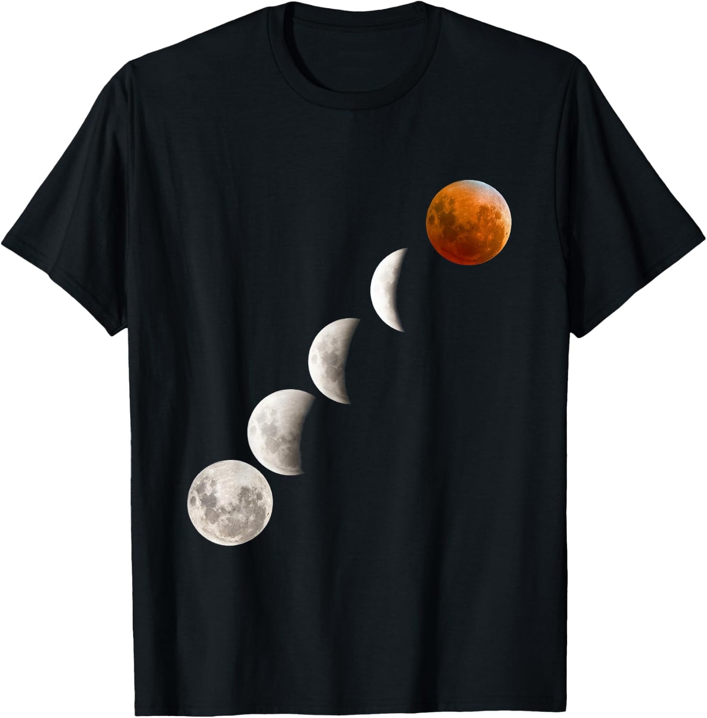 Super Full Lunar Eclipse Red Blood Moon 2019 & 2020 Cycle T-Shirt - T-Shirt | Black