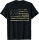 Husband Daddy Protector Hero Camo American Flag Marvin T-Shirt - T-Shirt | Black