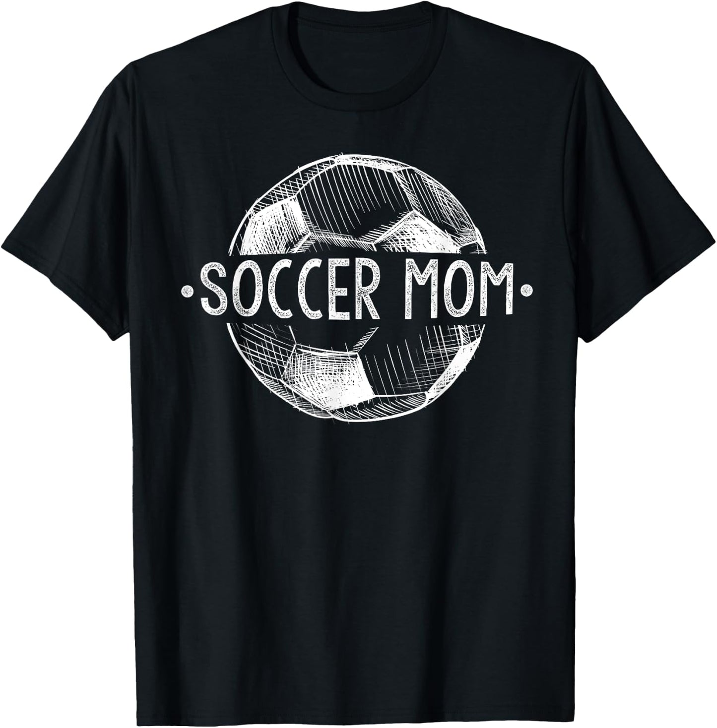 Soccer Mom Family Matching Team Player Gifts Soccer Mama T-Shirt - T-Shirt | Black