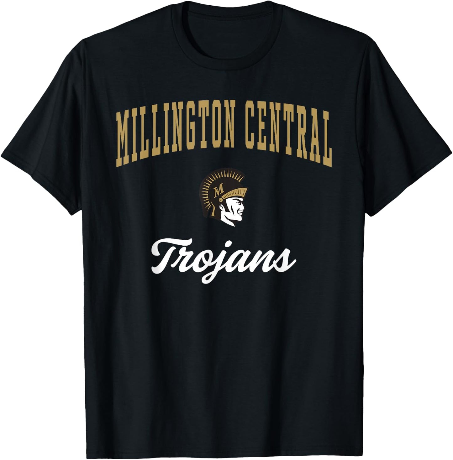 Millington Central High School Trojans T-Shirt - T-Shirt | Black