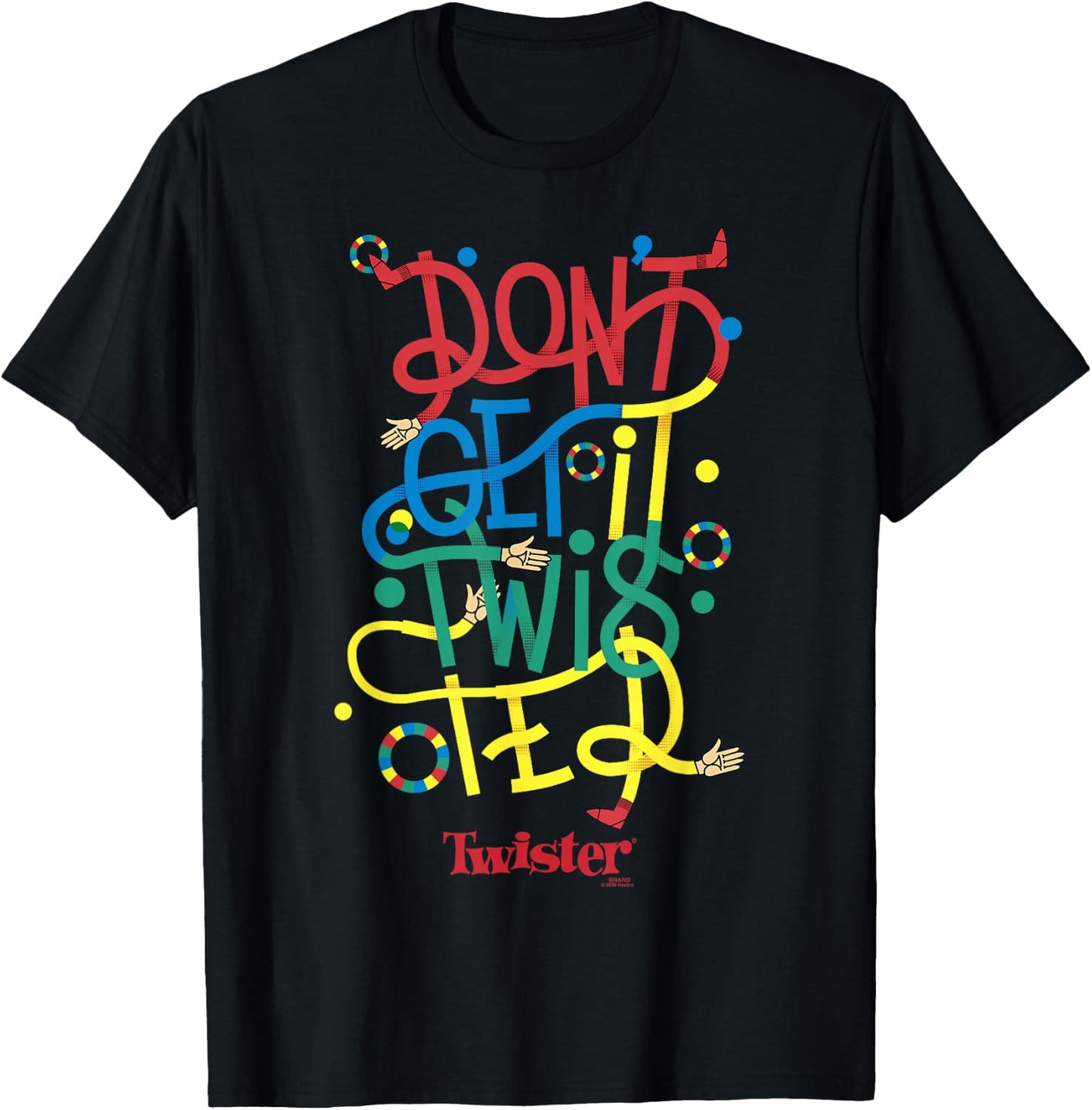 Twister Don't Get It Twisted T-Shirt - T-Shirt | Black