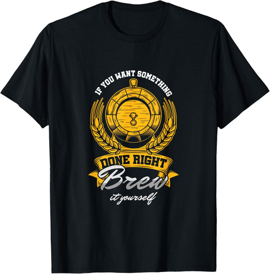 Beer Brewing Master Home Brewing Beer Brewing Beer Drinker T-Shirt - T-Shirt | Black