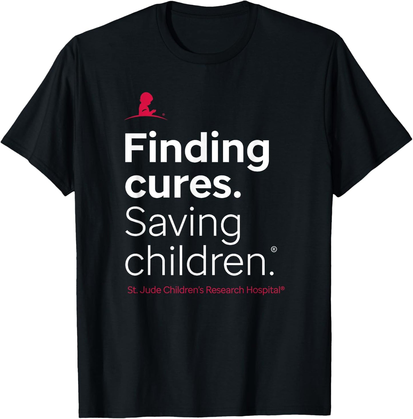 St. Jude Finding Cures. Saving Children. T-Shirt - T-Shirt | Black