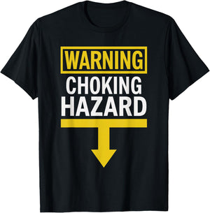 White Trash Party Attire Men Warning Choking Hazard T-Shirt - T-Shirt | Black