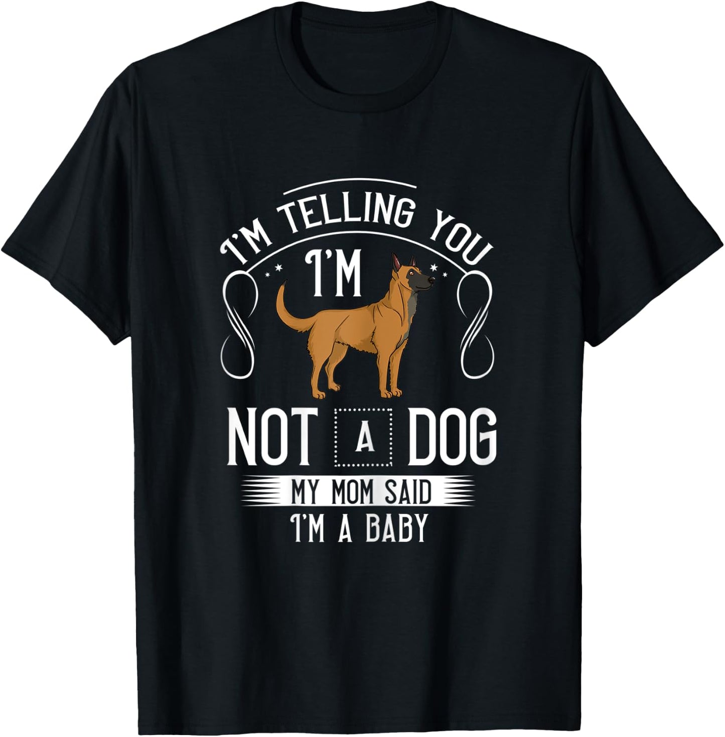 Belgian Malinois Dog Puppies Owner Lover T-Shirt - T-Shirt | Black