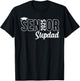 Proud Senior Stepdad 2025 Class Of 2025 Father's Day T-Shirt - T-Shirt | Black