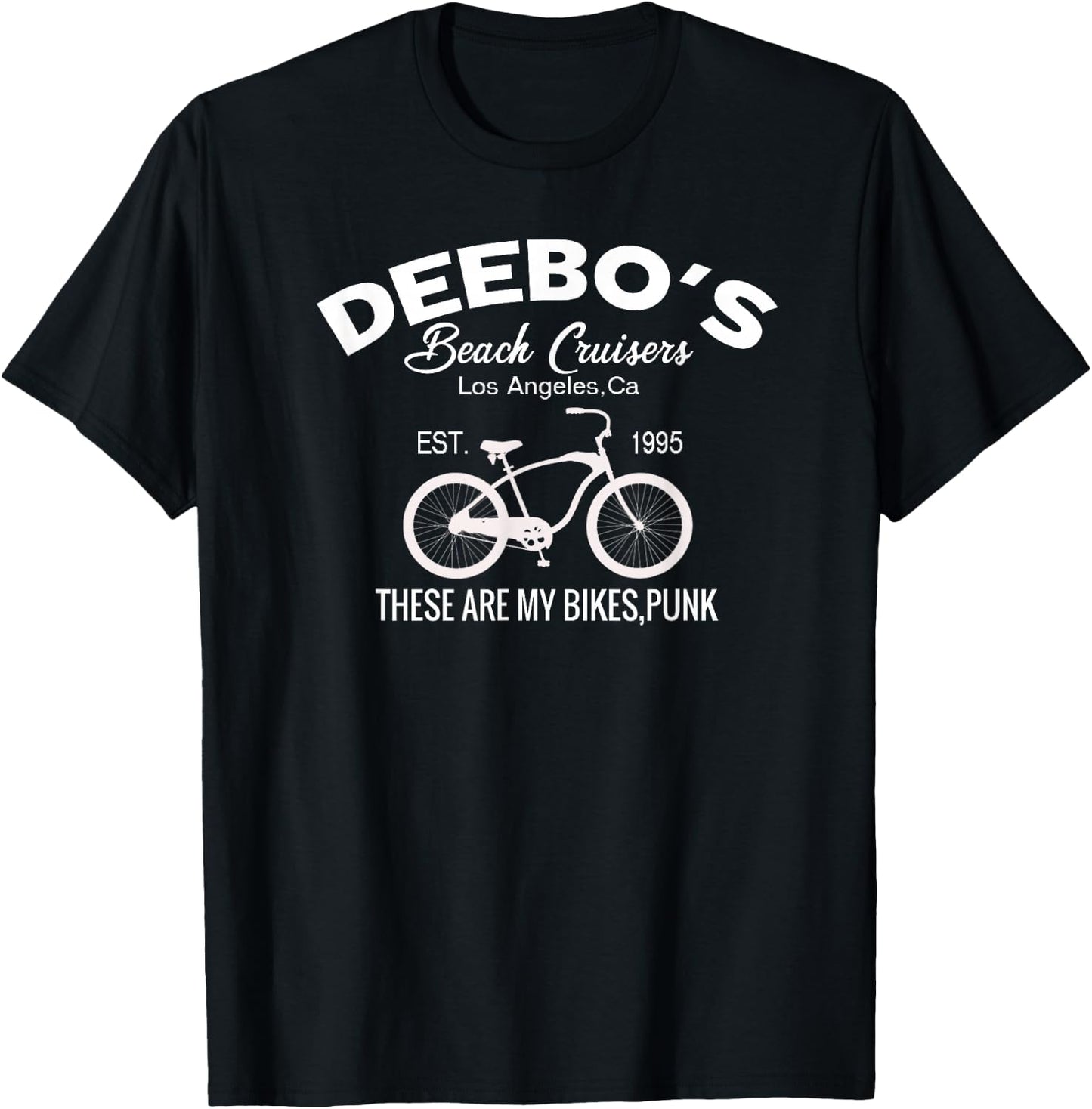 Deebo's Beach Cruisers Mountain,Road,Casual Bike Cycling T-Shirt - T-Shirt | Black